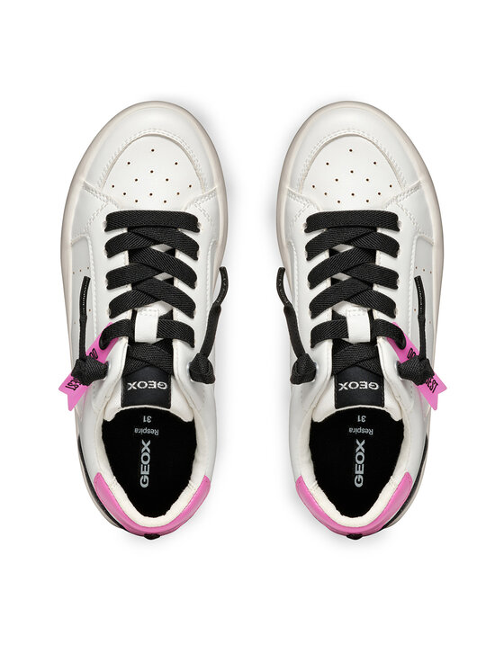 Geox Sneakersy Geox J Gisli J554NA 000BC C0563 S Biela