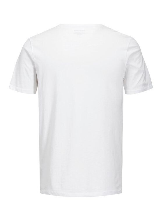 Jack & Jones Jack & Jones Marškinėlių komplektas Basic Crew Neck 12133913 Balta Regular Fit