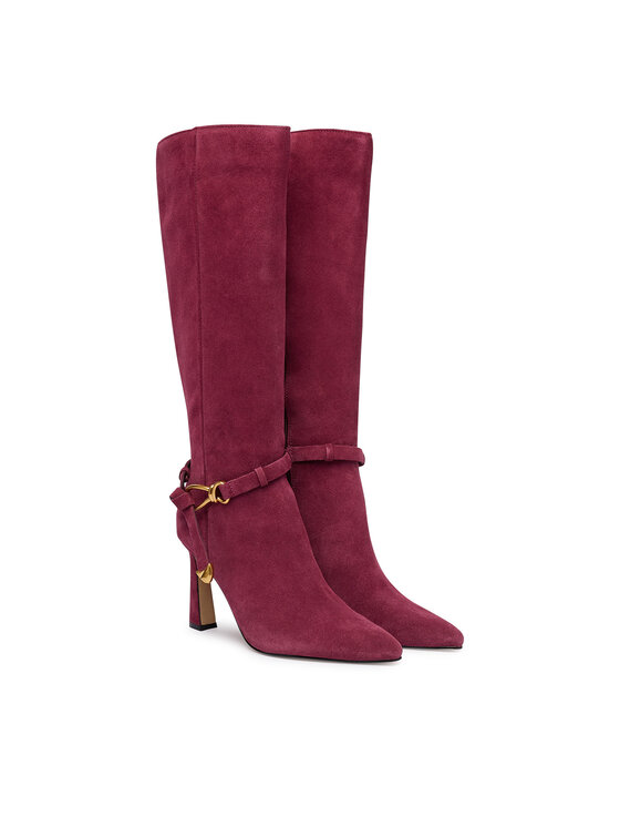 Steve Madden Kozačky Steve Madden Sirrens 11004776 Bordó