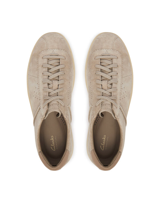Clarks Снікерcи Clarks Lockford Lace 26186195 Сірий