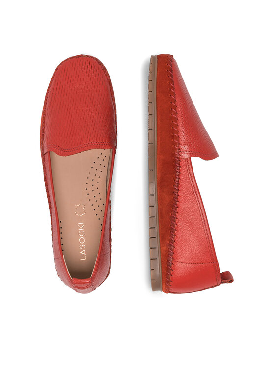 Lasocki Mokasīni Lasocki WB-MADONNE-02 Sarkans