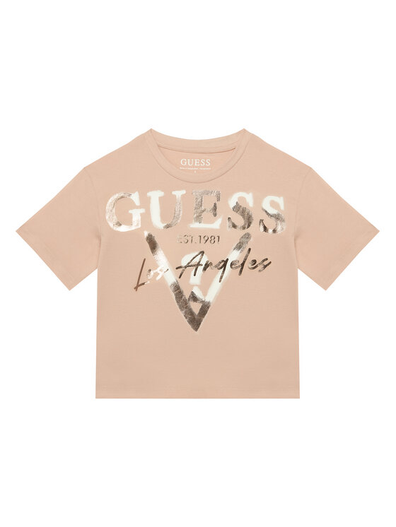 Guess Guess Camiseta J6GI27 K8HM4 Rosa claro Relaxed Fit