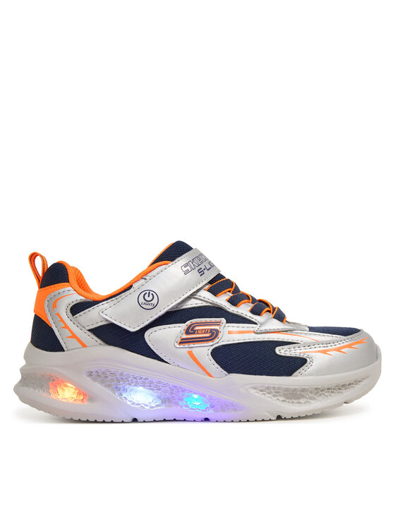 Skechers Снікерcи Skechers Meteor-Lights - Glow-Strider 401497L/SLOR Срібний