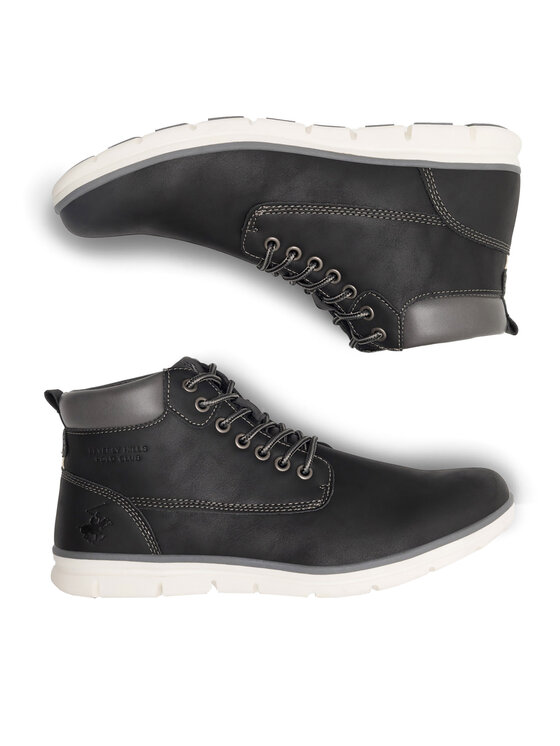 Beverly Hills Polo Club Šnurovacia obuv Beverly Hills Polo Club 2023P2007 Čierna