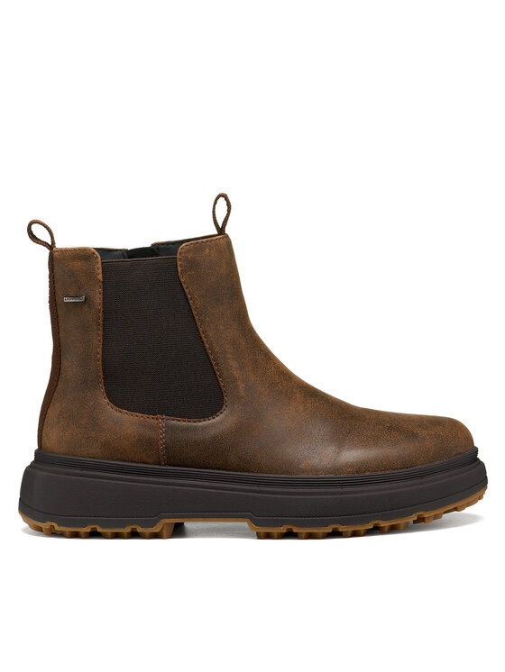 Geox Štibletai Geox D Lamidie + Grip Abx D46XMD 000CL C6006 Tamsiai ruda