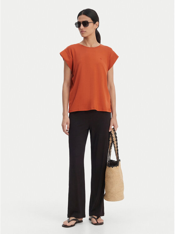 Emporio Armani Emporio Armani Camiseta EW003407 AF20240 U4098 Rojo Regular Fit
