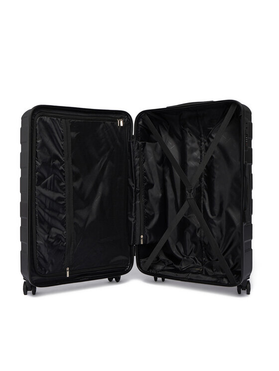 GINO ROSSI Walizka duża GINO ROSSI C-GIN-L-001-05-BLACK Czarny