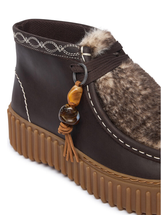 Clarks Черевики Clarks Torhill Moss 26327772 Коричневий