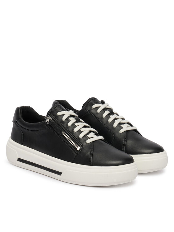 Clarks Снікерcи Clarks Hollyrose Zip 26185913 Чорний