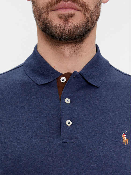 Polo Ralph Lauren Polo Ralph Lauren Pólóing 710671785010 Sötétkék Custom Slim Fit