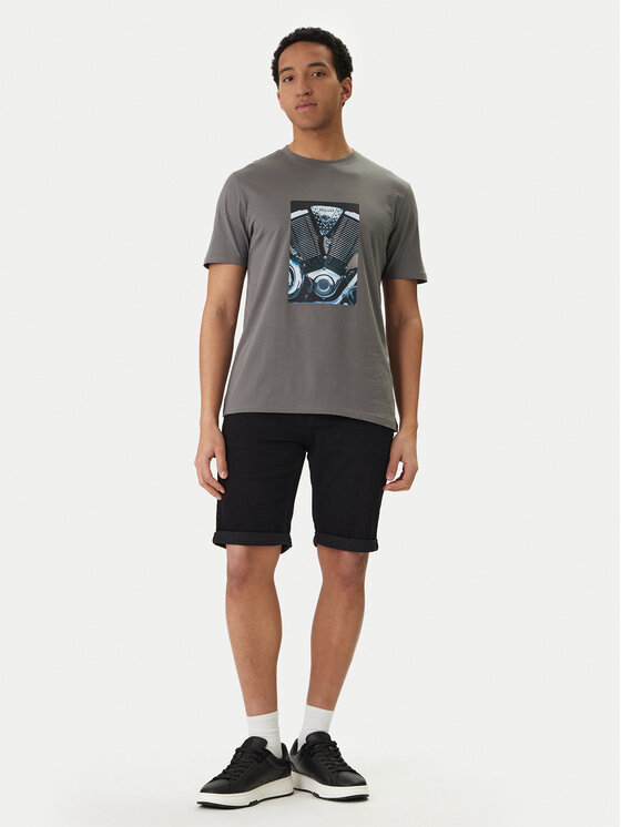 HUGO HUGO Camiseta Dostino 50557674 Gris Regular Fit
