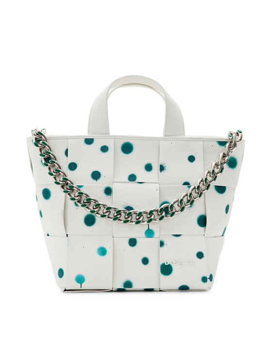 Desigual Ročna torba Desigual 24SAXP60 Bela
