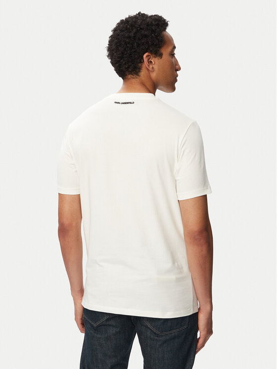 KARL LAGERFELD KARL LAGERFELD Camiseta 755048 563235 Blanco Regular Fit