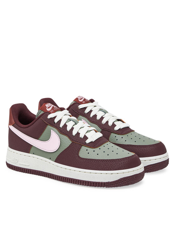 Nike Снікерcи Nike Air Force 1 '07 Next Nature Wmns HQ4047 Бордовий