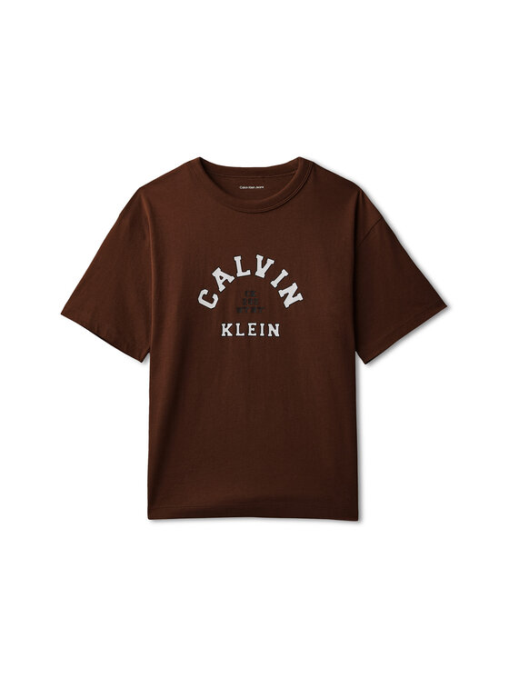 Calvin Klein Jeans Calvin Klein Jeans Camiseta Varsity Graphic IB0IB02637 Marrón Regular Fit