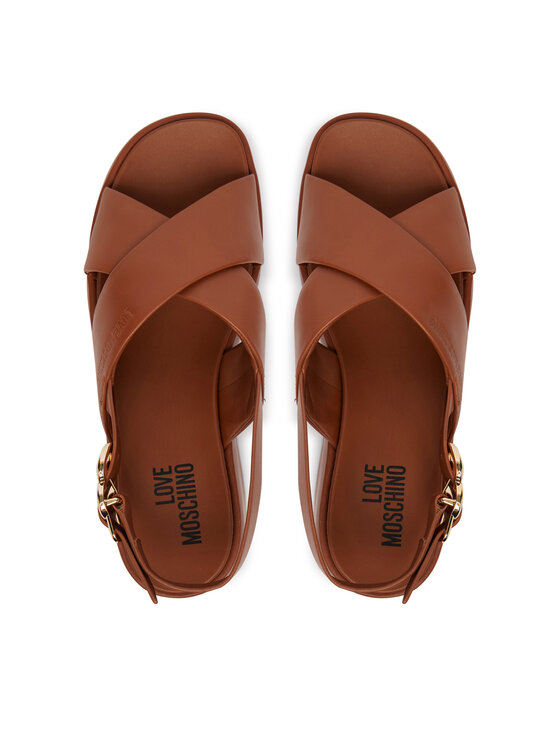LOVE MOSCHINO Sandale LOVE MOSCHINO JA16137I0OIA0200 Smeđa