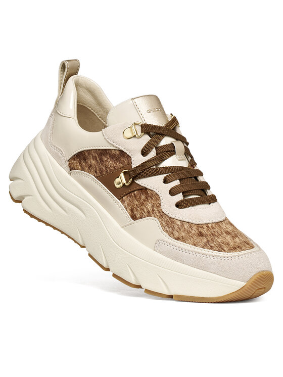 Geox Sneakers Geox D Diamanta D36UFE 0QS22 C1S5V Alb