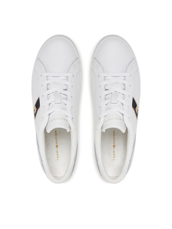 Tommy Hilfiger Сникърси Tommy Hilfiger Vulc Webbing Sneaker FW0FW08903 Бял