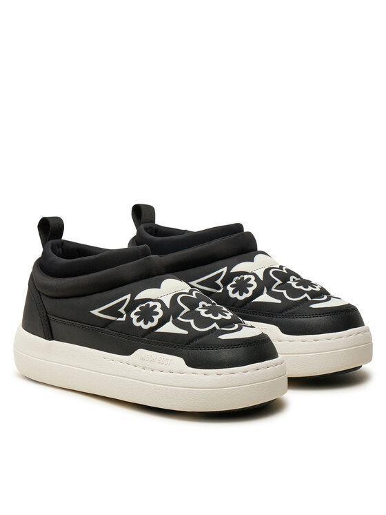 Moon Boot Ботильйони Moon Boot Park Soft Flower 80D2470030 Чорний