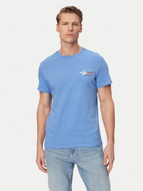 Tommy Jeans Tommy Jeans Camiseta DM0DM22538 Azul Slim Fit