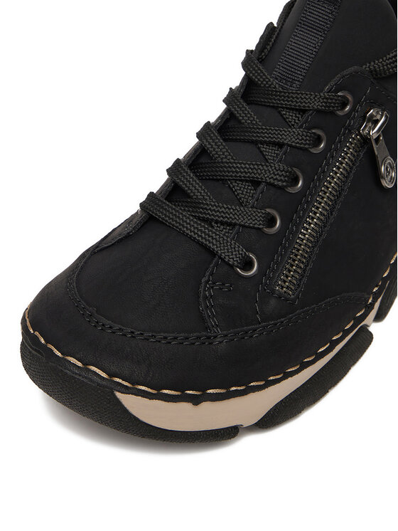 Rieker Sneakersy Rieker 45973-00 Černá