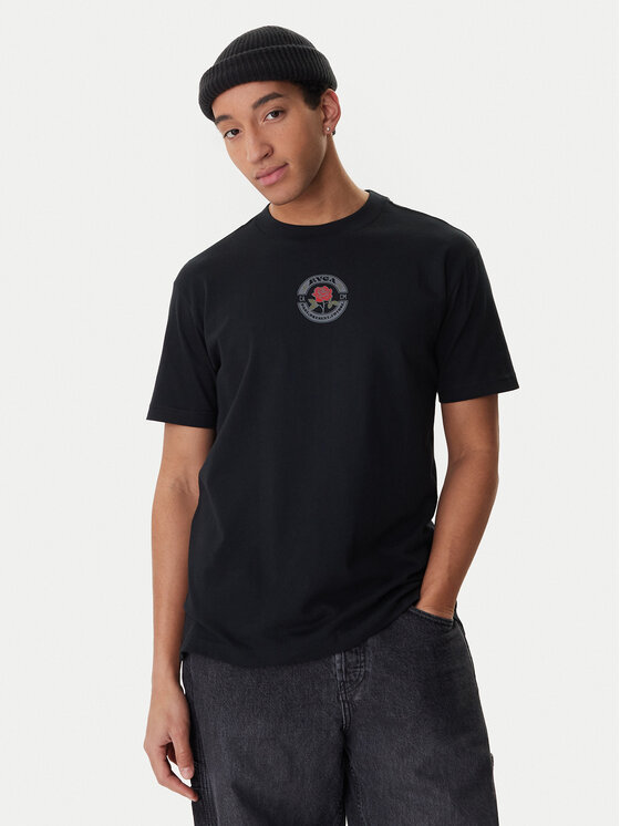 RVCA RVCA Camiseta Roses Poster EVYZT00281 Negro Regular Fit