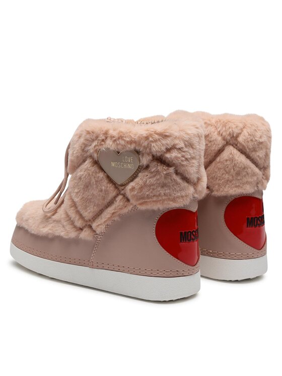 LOVE MOSCHINO Μπότες Χιονιού LOVE MOSCHINO JA24232G0HJW0601 Ροζ