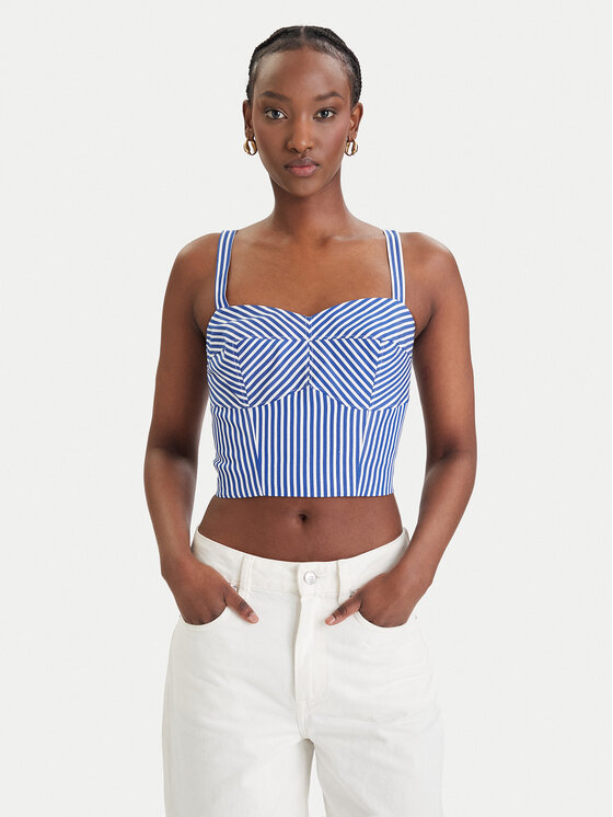 Guess Guess Топ W6GH38 W1848 Голубий Regular Fit