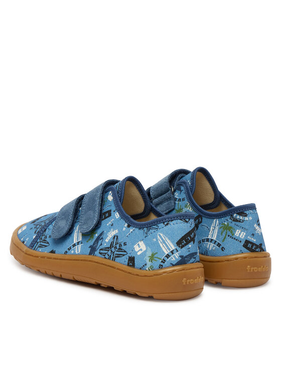 Froddo Тапочки Froddo Barefoot Canvas G1700440-6 D Голубий
