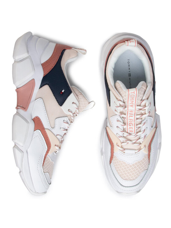 Tommy Hilfiger Snīkeri Tommy Hilfiger Chunky Lifestyle Sneaker FW0FW04695 Rozā