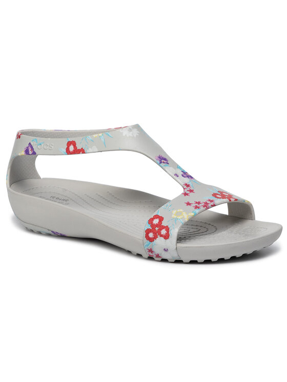 Crocs Szandál Crocs Serena Graphic Sandal W 205933 Szürke