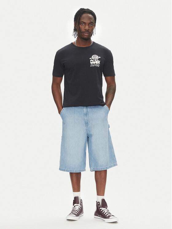 Quiksilver Quiksilver Póló Ev Cosmic Vibrations Ss EQYZT08053 Fekete Regular Fit
