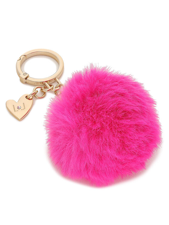 Liu Jo Obesek Liu Jo Key Ring Pon Pon NF1265 E0086 Roza