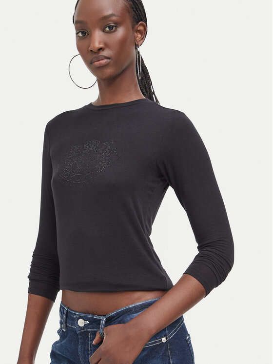 Juicy Couture Juicy Couture Blusa JCWCT226328 Negro Regular Fit