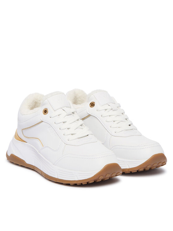 Guess Sneakersy Guess FLFRRE ELE12 Biela