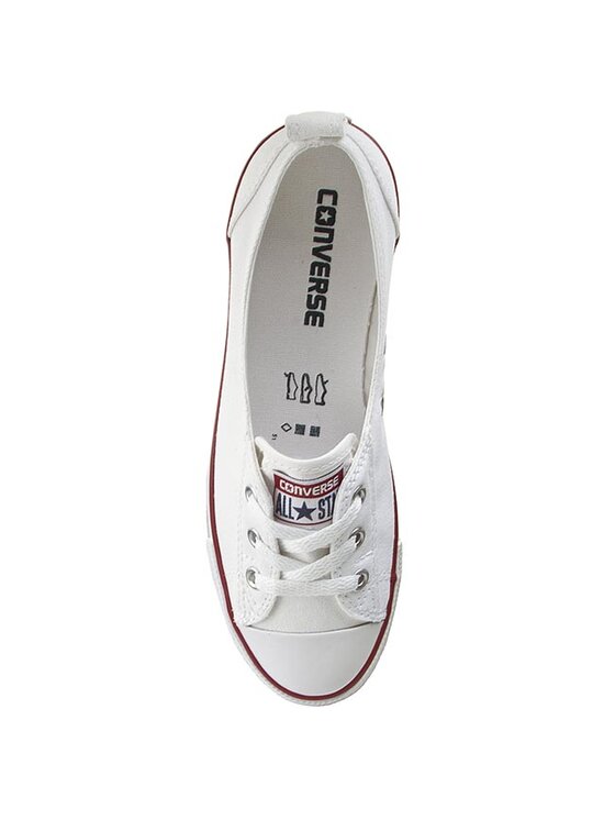 Converse Sportbačiai Converse Ct Ballet Lace Slip 549397C Balta