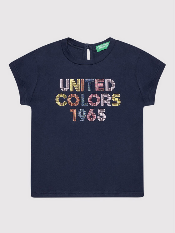 United Colors Of Benetton United Colors Of Benetton Футболка 3I1XC1527 Cиній Regular Fit