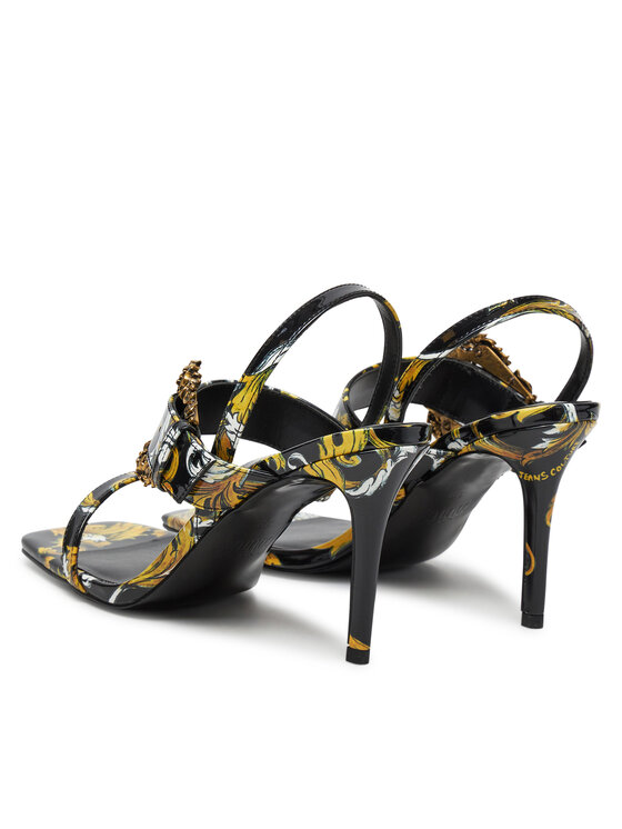 Versace Jeans Couture Босоніжки Versace Jeans Couture 78VA3S71 Чорний