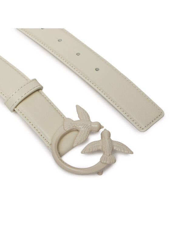 PINKO Dámsky opasok Pinko Love Berry H3 Belt. PE 24 PLT01 100125 A1K2 Biela