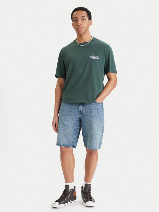 Quiksilver Quiksilver Camiseta Quikglobe EQYZT08295 Verde Comfort Fit