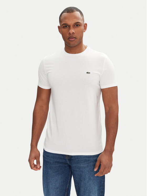 Lacoste Lacoste Футболка TH6709 Білий Regular Fit