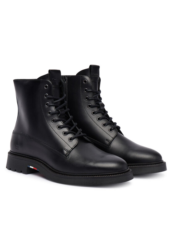 Tommy Hilfiger Ilgaauliai Tommy Hilfiger Comfort Lwt FM0FM05593 Juoda
