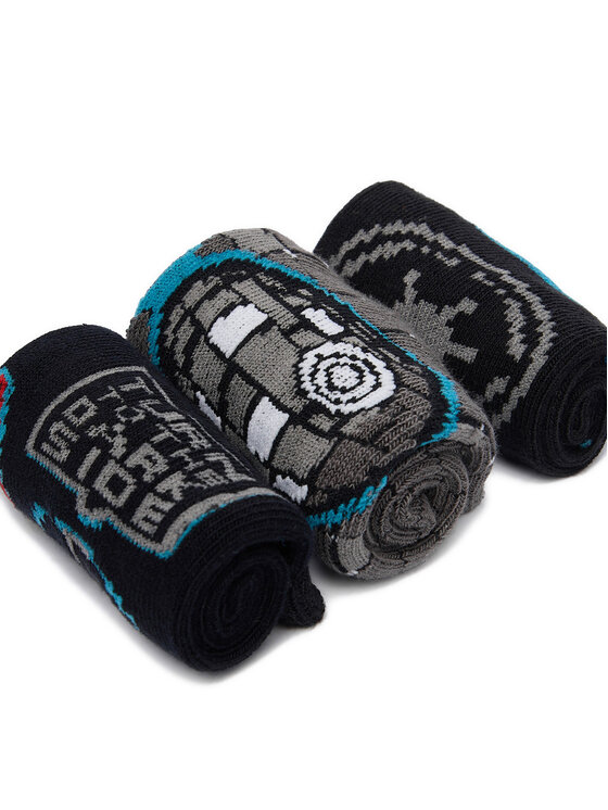 Star Wars Dolge nogavice Star Wars CEO-ACCCS-AW25-210SW(3-PACK) Črna