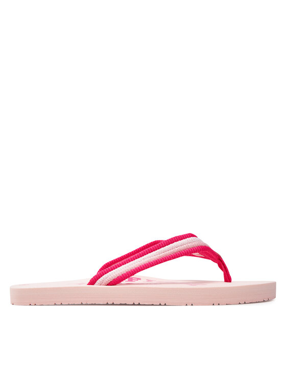 Tommy Hilfiger Japonki Tommy Hilfiger Logo Print Flip Flop T3A8-33294-0058 S Różowy