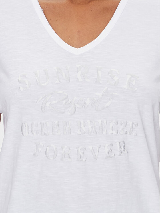 Olsen Olsen Camiseta 11105057 Blanco Regular Fit