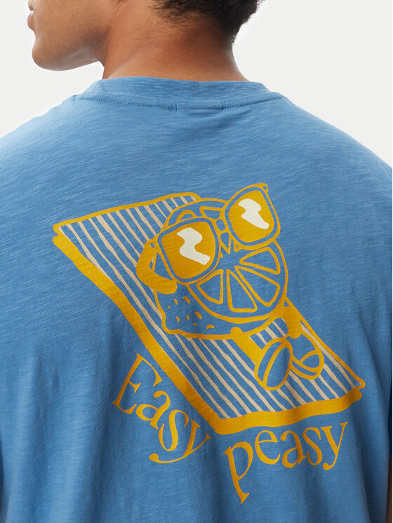 Napapijri Napapijri Camiseta S-Elior NP0A4HZY Azul Relaxed Fit