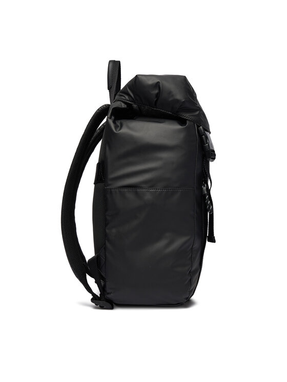 Calvin Klein Plecak Calvin Klein Rubberized Flap Backpack LV04D3479G Czarny