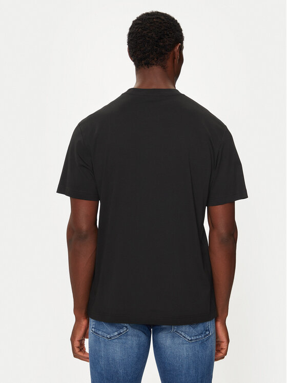 Lacoste Lacoste Футболка TH2827 Чорний Regular Fit