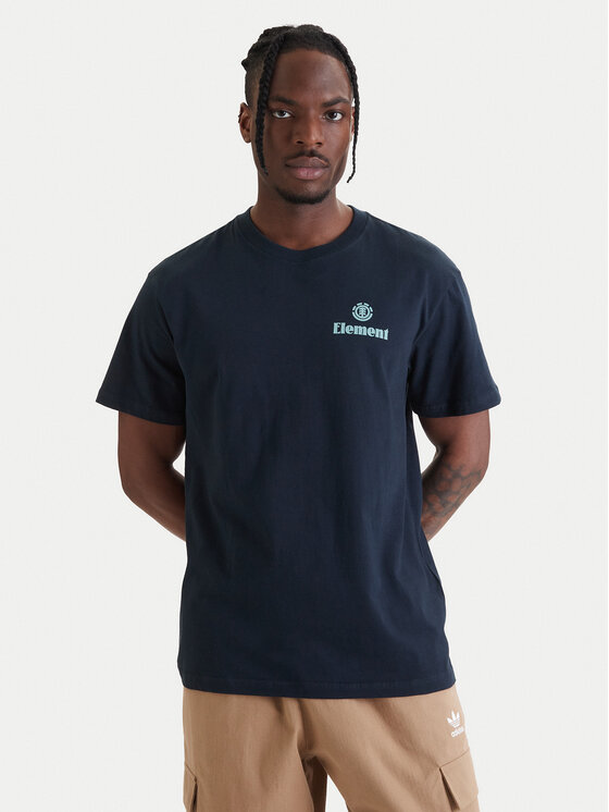 Element Element Camiseta Epic ELYZT00578 Azul marino Regular Fit