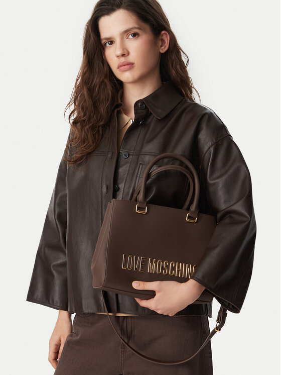 LOVE MOSCHINO Torbica LOVE MOSCHINO JC4022PP1PKD0300 Smeđa